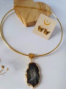 Conjunto Orion Agata com Geodo