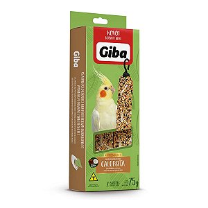 Bastão de Sementes Com Coco Para Calopsitas Agapornis e Periquitos 75g Giba Prefere