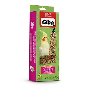 Bastão de Sementes Tradicional Para Calopsita Agapornis e Periquito 75g Giba Prefere
