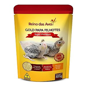 Gold Papa Papinha Para Filhotes 400g - Reino Das Aves