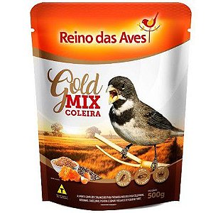 Coleira Gold Mix 500g - Reino das Aves