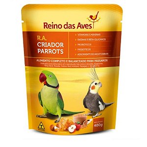 Farinhada RA Criador Parrots 400g - Reino Das Aves