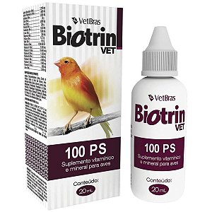 Suplemento Vitamínico Para Aves Biotrin Vet 100 PS 20ml