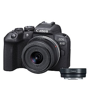 Canon Eos R10 Mirrorless + Lente 18-150mm Cor Preto