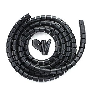 Organizador de Cabos Fios Ugreen Fita Velcro 5 Metros Preto