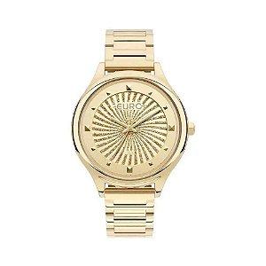 Relógio Dourado Feminino Euro