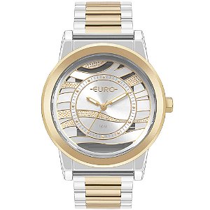 Relógio Euro Feminino Glitz Prata YTT4K