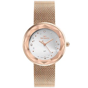 Relógio Technos Feminino Crystal Rosé