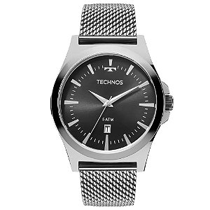 Relógio Technos Masculino Steel Prata
