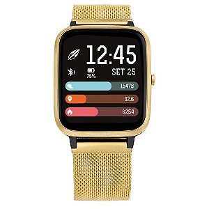 Smartwatch Mormaii Life Touchscreen Dourado MOLIFEGAF7D