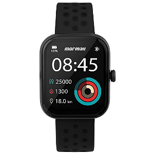 Relógio Smartwatch Mormaii Life Ultra Preto MOLIFEUAI8P