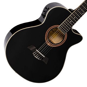 Violão Elétrico Nylon Michael VMY 340 BK