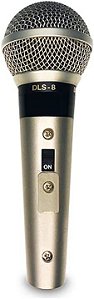 Microfone Dinâmico Dylan Dls-8 Profissional Champanhe