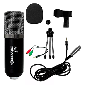 Kit Microfone De Captacao Soundcasting-800 Soundvoice Lite