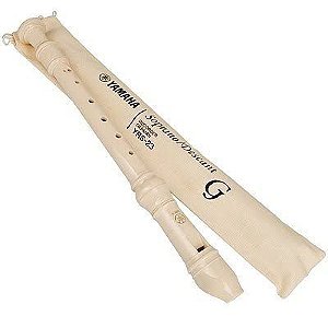 Flauta Doce Germanica Yamaha Soprano Yrs23 G c/capa