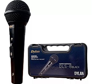 Microfone Com Fio Dylan Dls-8 Black Profissional