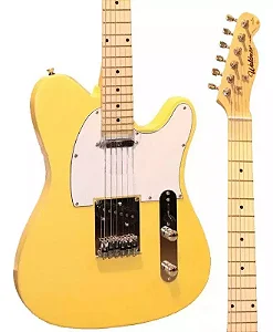 Guitarra Waldman GTE100 BC Telecaster Amarela