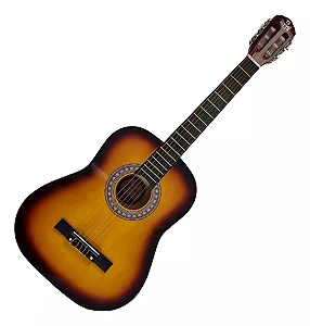 Violão MYTH MT36N Nylon Acústico Infantil Sunburst