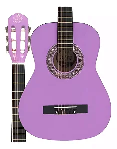 Violão MYTH MT30N Infantil Lilás Purple Nylon Acustico