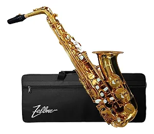 Sax Alto c/ Estojo e Acessórios Zellmer 1214
