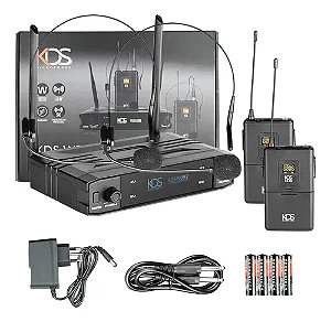 Microfone Kadosh Sem Fio KDS-W392H