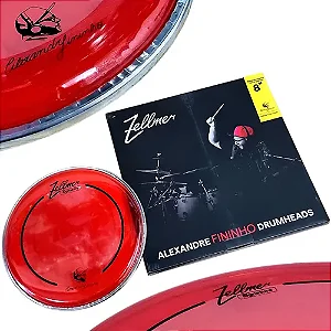 Pele 8'' Zellmer Signature Alexandre Fininho Duplo Filme Vermelho