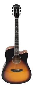 Violão Waldman DCE-141 SB Elétrico Aço