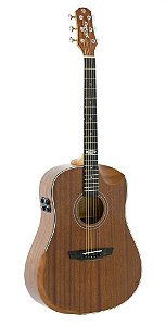 Violão Elétrico De Aço C/ Efeito Folk Strinberg Sd301hcr Com Bag