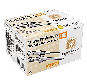 CATETER INTRAVENOSO 14G DESCARPACK