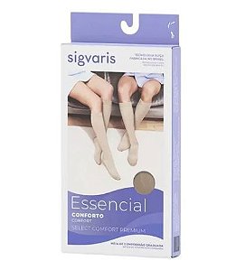 MEIA 3/4 SIGVARIS SELECT CONF PREMIUM 30-40MMHG PEQ CURTA