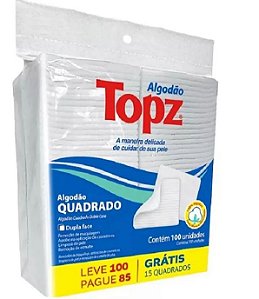 ALGODAO QUADRADO 100UN TOPZ
