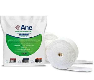 COMPRESSA DE GAZE ROLO (TIPO QUEIJO) 13 FIOS AMERICA MEDICAL