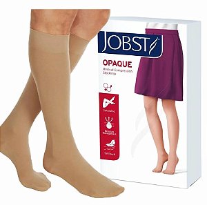 MEIA JOBST OPAQUE 3/4 20-30MMHG ABERTA NATURAL M
