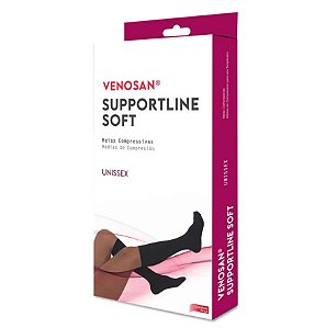 MEIA VENOSAN SUPPORTLINE 3/4 18-22MMHG UNISSEX PF CAQUI X-G