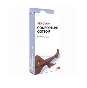 MEIA VENOSAN COMF. COTTON 20-30 3/4 CURTA PE AB BEGE XG