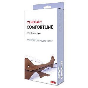 MEIA VENOSAN COMFORTLINE 20-30 7/8 LONGA PE AB BEGE G