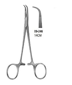 PINCA HEMOSTATICA ADSON BABY CURVA 14CM VITAL