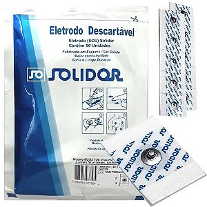 ELETRODO ADULTO E INFANTIL 50 UND SOLIDOR