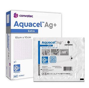 AQUACEL AG+ EXTRA 10X10CM CONVATEC