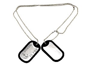 Plaqueta de identificação dogtag