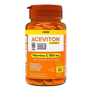 Vitamina C -  Aceviton (60 comprimidos mastigáveis)