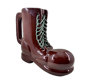 Caneca boot em cerâmica