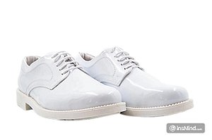 Sapato verniz branco