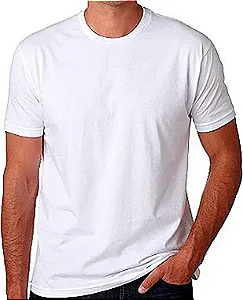 Camisa Meia Manga Branca