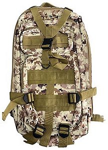 Mochila assault marrom digital 30L