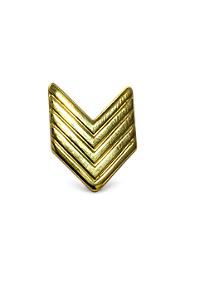 Insígnia de Gola Metal - 1º Sargento - un