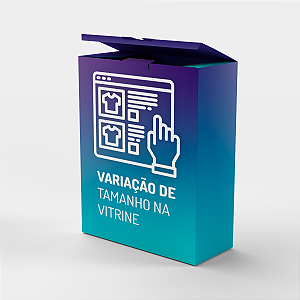 Variação de Tamanho na Vitrine/Listagens