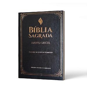 BIBLIA HARPA GRANDE ECONOMICA PRETA PJV  -