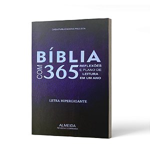 BIBLIA COM 365 REFLEXOES E PLANO DE LEITURA EM UM ANO - A DEFINIR