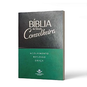 BIBLIA CONSELHEIRA CAPA SINTÉTICA  PRETA /VERDE -